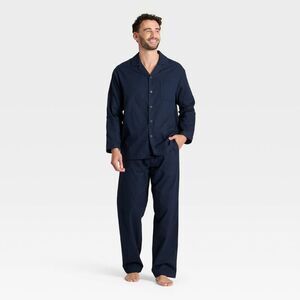 Goodfellow & Co - Men's Flannel Pajama Set - Goodfellow & Co Navy Bl Navy Blue